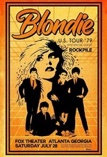 Blondie Deborah Harry13" x 19" Re-Print Music Concert Poster