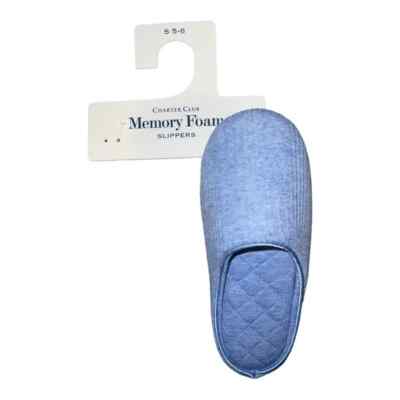 Charter Club Blue Pointelle Closed-Toe Slipper RIGHT SHOE ONLY Amputee  Small New