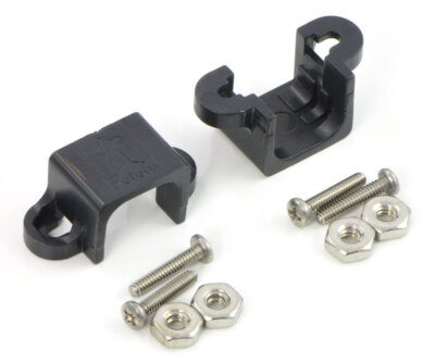 Pololu Micro Metal Gearmotor Bracket Pair Black for Mounting 989