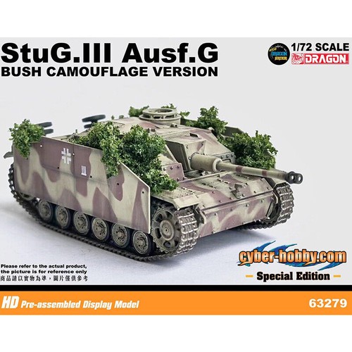 Dragon 1/72 Assault Gun III Type G Skeleton Division Kursk 1943 Finished Model - Picture 2 of 5