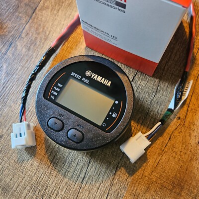 Yamaha 6Y8-83500-20 Round Speedometer / Fuel Meter Gauge Command