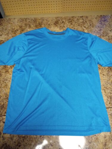 Men's ENERGY ZONE Short Sleeve Active T-Shirt Size Large Electric Blue - Picture 2 of 2