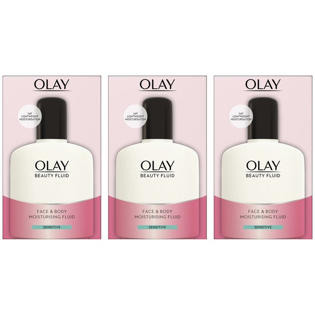 olay beauty fluid day sensitive