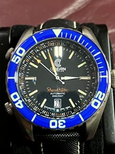 Ocean Crawler Ocean Navigator 45 - Blue Bezel (Shipwreck Hunter)
