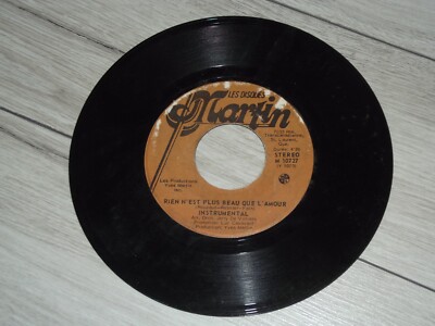 Joey Spineti Rien N'est Plus Beau que L'amour Vinyl 7'' 45 RPM