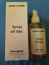 FAB FIT FUN Grace and Stella Rose Facial Spray All Day 8.11oz 
