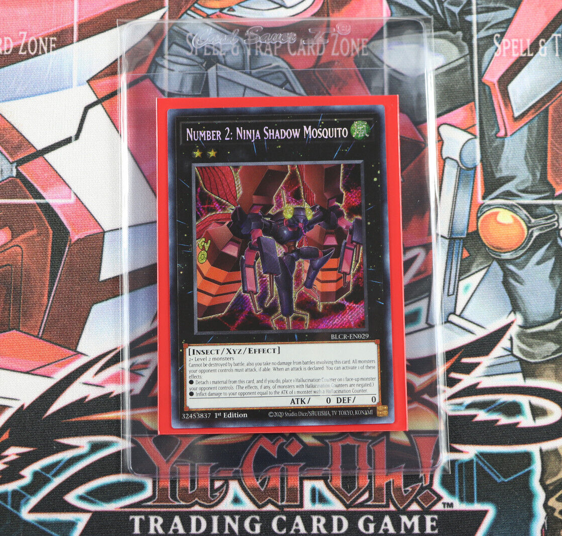 Yugioh Number 2: Ninja Shadow Mosquito BLCR-EN029 1st Edition