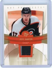 2006-07 Fleer Hot Prospects Hockey Patch Relic #72 Jeff Carter No 9 of 10
