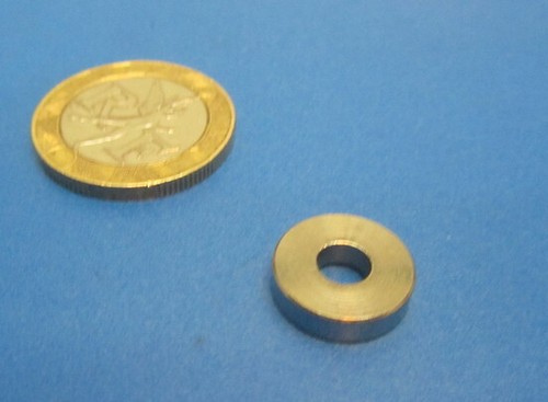 Stainless Steel Spacer, No 10 Screw, .500" OD x .192" ID x .125" Length, 5 pcs - Picture 10 of 11
