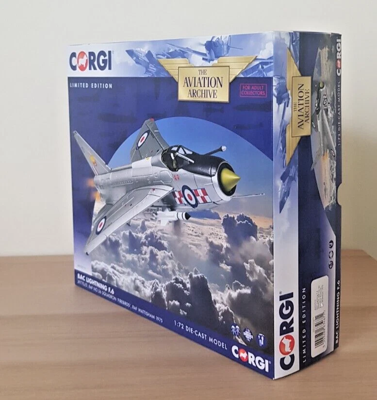 Corgi 1/72 AA32315 English Electric Lightning F.Mk 6 RAF No.56 Sqn Firebirds - Image 4 of 4