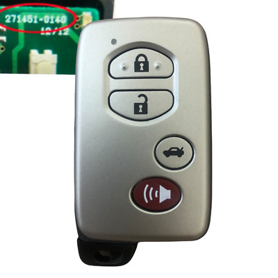 ANPART Llavero Remoto De Entrada Sin Llave 2007-2009 Apto Para Toyota Camry 2.4L 2006-2010 Apto Para Toyota Avalon 3.5L 4btn 89904-06041, HYQ14AAB, 271451-0140, Paquete De 1