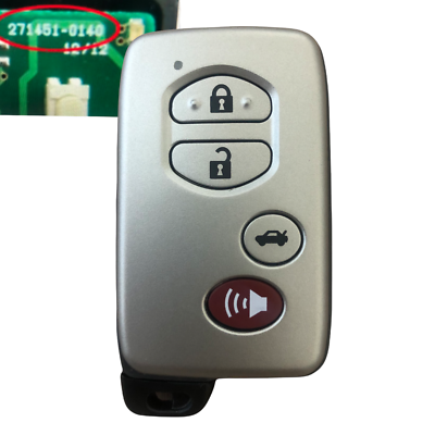 2 Remote Keyless Entry Key Fob For 2007 2008 2009 2010 Toyota Camry Car key