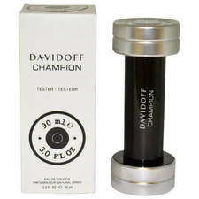Champion Cologne by Davidoff for men 3.0 oz Eau De Toilette Spray Tester Box