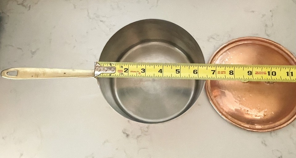 11 Piece Paul Revere 1801, Tagus, B&M Portugal Copper Cookware Mixed