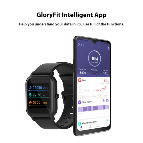 Blackview R3 Smartwatch Orologio Fitness Uomo Donna Impermeabile 5ATM  Tracker | eBay