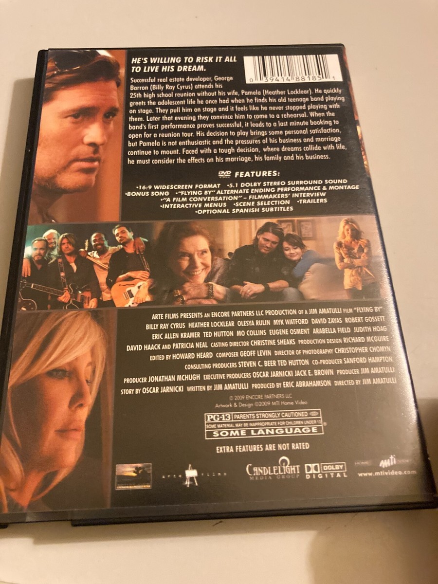 Flying By (DVD 2009) Widescreen Billy Ray Cyrus Heather Locklear