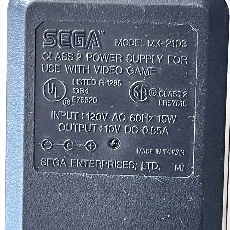 SEGA MK-2103 Power Supply, Sega Genesis Model 2 ,Sega Genesis Model 2, Sega 32X Foto 2 de 2