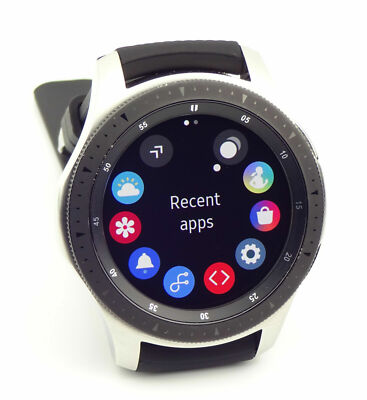 Samsung Galaxy Watch SM-R800 46mm Silver Bluetooth Smart Watch SM-R800NZSAXAR | eBay