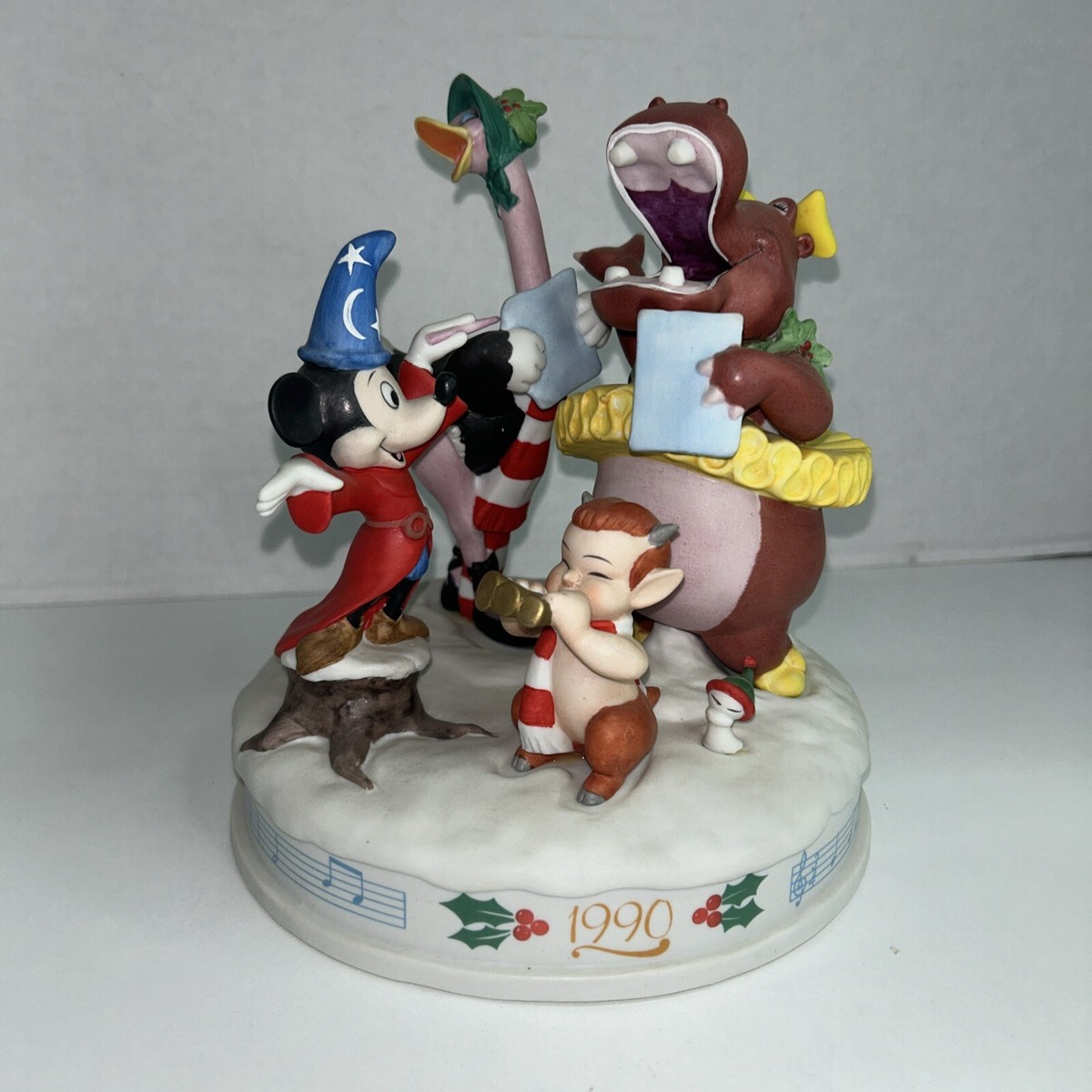 Disney Christmas 1990 Fantasia Figurine 6th Edition Sorcerer