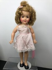 12 Vintage Ideal Shirley Temple Doll Vinyl 1957 Original Pink Slip Dress SF
