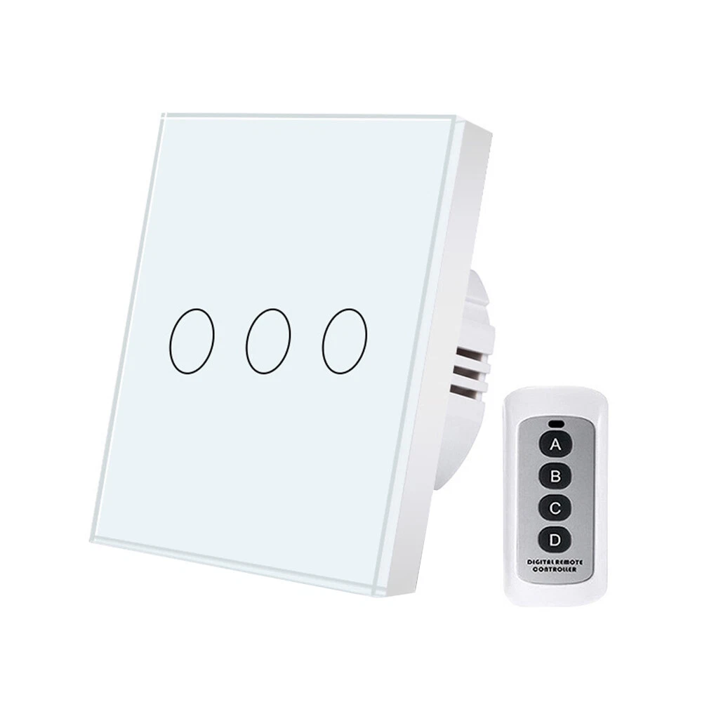 Home Digital Remote Controller Switch Wall Light Remote Touch Control Switch New