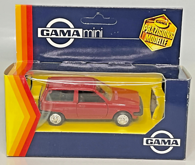 Volkswagen Polo 赤 1/43 スケール Gama Mini 1/43rd Scale No. 1168 Volkswagen Polo - Burgundy