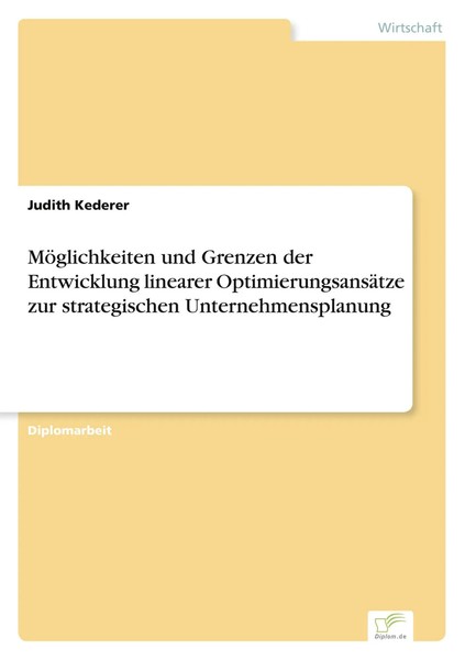 Judith Kederer | MöGlichkeiten Und Grenzen Der Entwicklung Linearer...-image