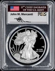 2013-W $1 American Silver Eagle PCGS PR70DCAM - John M. Mercanti Signature