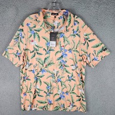 Bad Birdie Core Polo Shirt Men XL Flora Fiesta 4-Way Stretch UPF 50 Golfwear