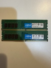 Crucial 16GBx2 32gb DDR4-2400 UDIMM Desktop RAM CT16G4DFD824A-C16FAD1 Tested