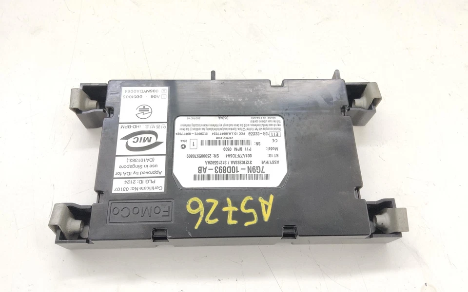 CENTRALINA BLUETOOTH TELEFONO PER LAND ROVER Freelander 2° Serie 7G9N10D893AB  - Immagine 4 di 4