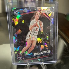 Sonia Citron 2025 Panini WNBA Prizm ICE PRIZM #122 Washington Mystics RC