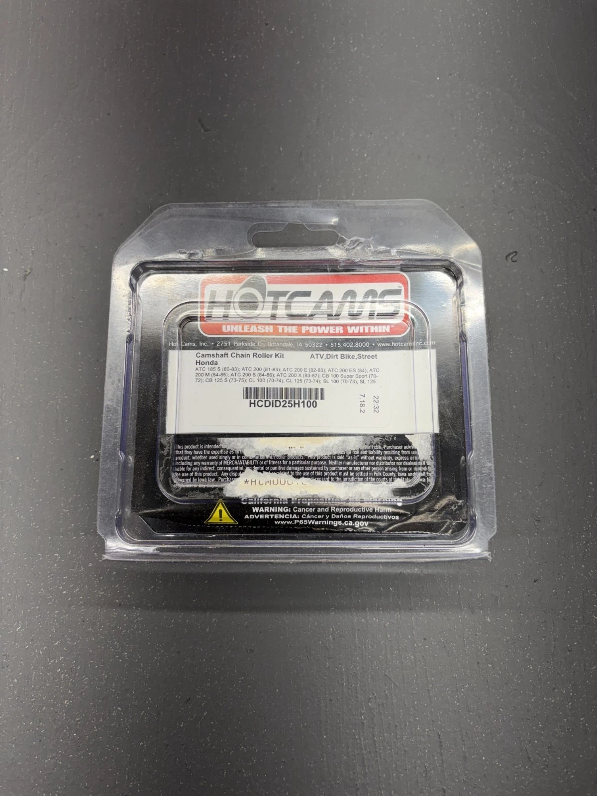 HCDID25H100 | 0925-0990 | 688-0043  | Cam Chain