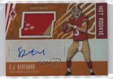 2017 Phoenix Hot Rookie Materials Signatures Gloves /99 CJ Beathard Auto RC
