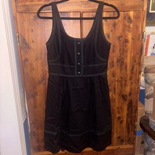 Marc By Marc Jacobs Black Polka Dot Sleeveless Dress