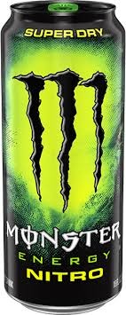 Monster Nitro Super Dry Energy Drink 500 ml. / 16.9 fl.oz. x 12