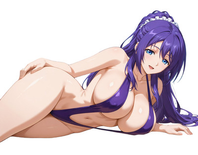 Rei Suzukawa Mankitsu Happening Waifu Weatherproof Anime Sticker 6'' Car Decal