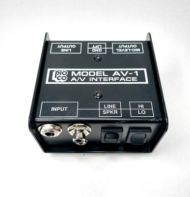 ProCo Sound  AV-1 ~ A/V  Interface Box VGC