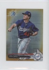 2017 Bowman Chrome Minis Prospects Gold Refractor 45/50 Josh Sborz #BCP196 0f6