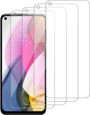 📱 4‑Pack Glass Screen Protector for Moto G Stylus 2021 XT2115 9H HD Clear