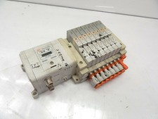 Smc EX250-SDN1 Interface Unit W/ SV1100-5FU Solenoid Valves Manifold Kit