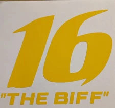 RIP GREG BIFFLE 16 "The Biff"  3" sticker Decal Nascar Pick Your Color