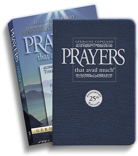 Prayers That Avail Much 25th Anniversary Navy Leather Edition