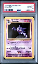 1999 POKEMON GAME #29 HAUNTER PSA 10