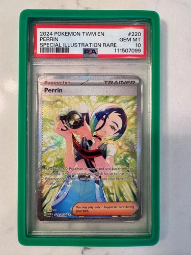 PSA-10 Perrin Special Illustration Rare 220/167 Pokemon Card Twilight Masquerade