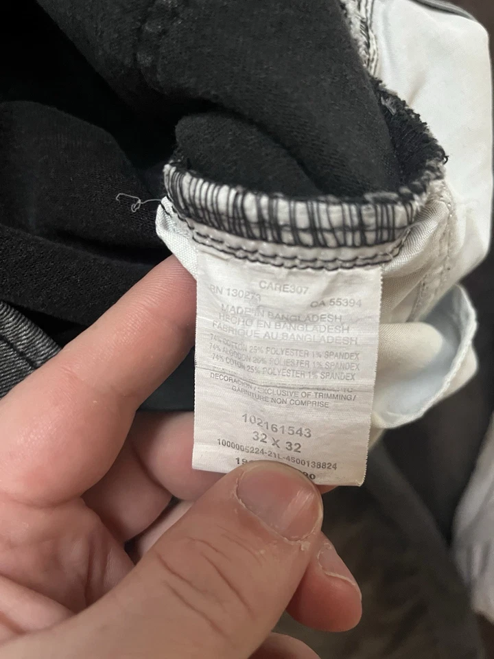 Jeans reto LEE masculino movimento extremo slim fit W32 L32 preto algodão - Imagem 4 de 4