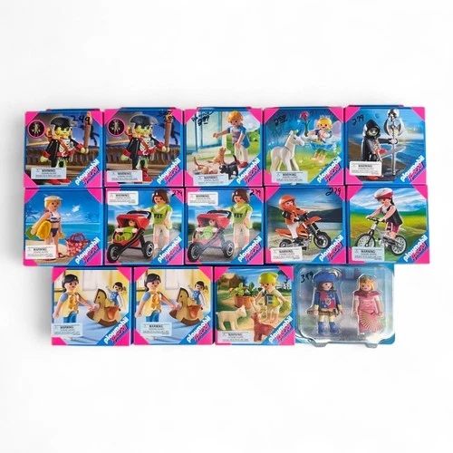 Playmobil Vintage Figures Lot, All Complete in Sealed Boxes (14 Total Sets)