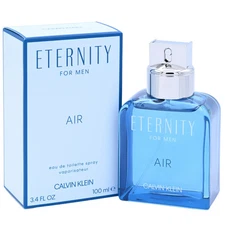 ETERNITY AIR by Calvin Klein 3.3 / 3.4 oz EDT Cologne for Men New In Box