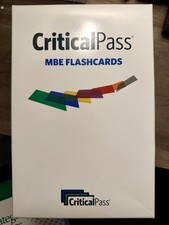 Critical Pass MBE Flashcards 2025-2026