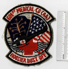 1960s 681st HOOSIER Indiana Medical Co DUST-OFF Air Ambulance US Army Patch